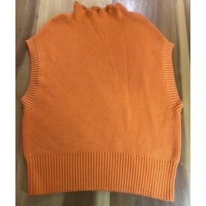 Maeve By Anthropologie Women’s Sweater Vest. Medium. Mock Neck. Cotton Blend